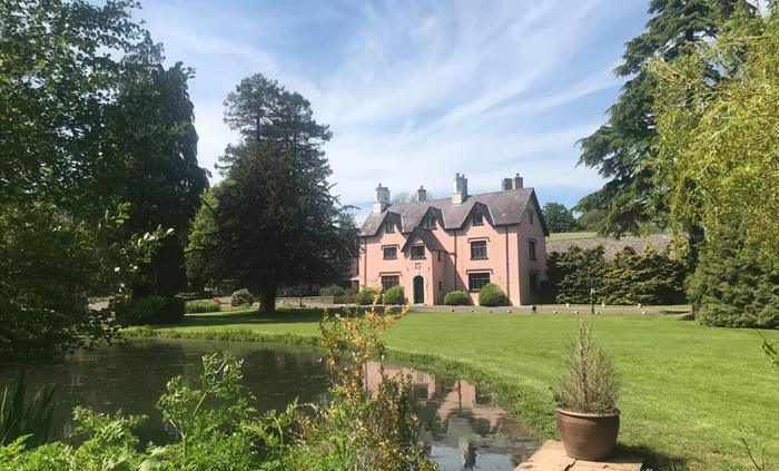 Our grounds at Cwrt Bleddyn Hotel & Spa, Monmouthshire, Wales